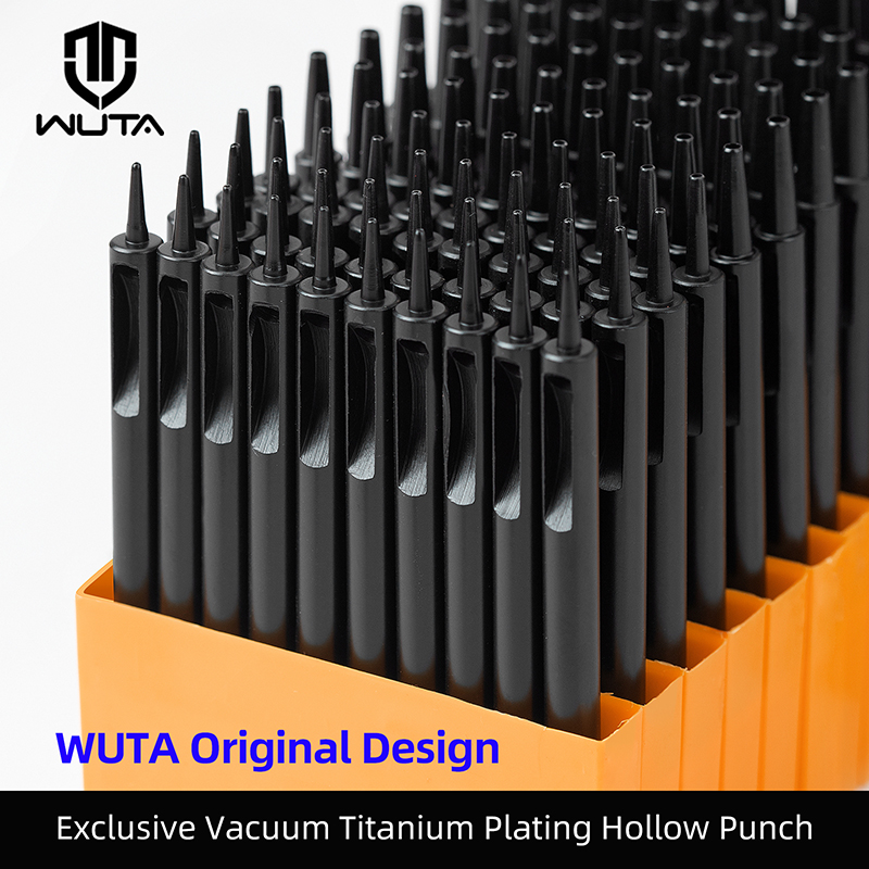 Leatherwork Hole Punch - WUTA 1-10pcs Plating Titanium Leather Hole