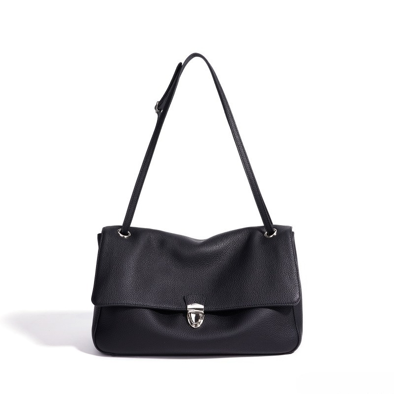 Leather Work Organiser - Minimalist Work Shoulder Bag for Women