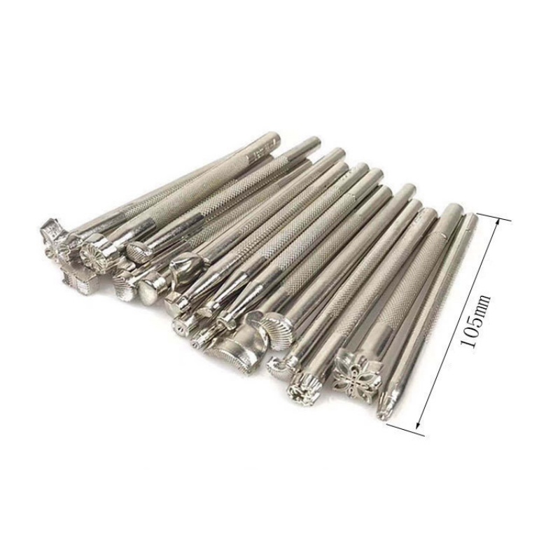 20Pcs Leather Stamping Tools L - Leather Work Organiser recension och pris