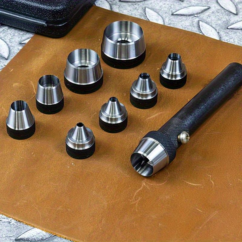 10Pcs Hollow Punch Set Heavy‑D - Leatherwork Hole Punch recension och pris