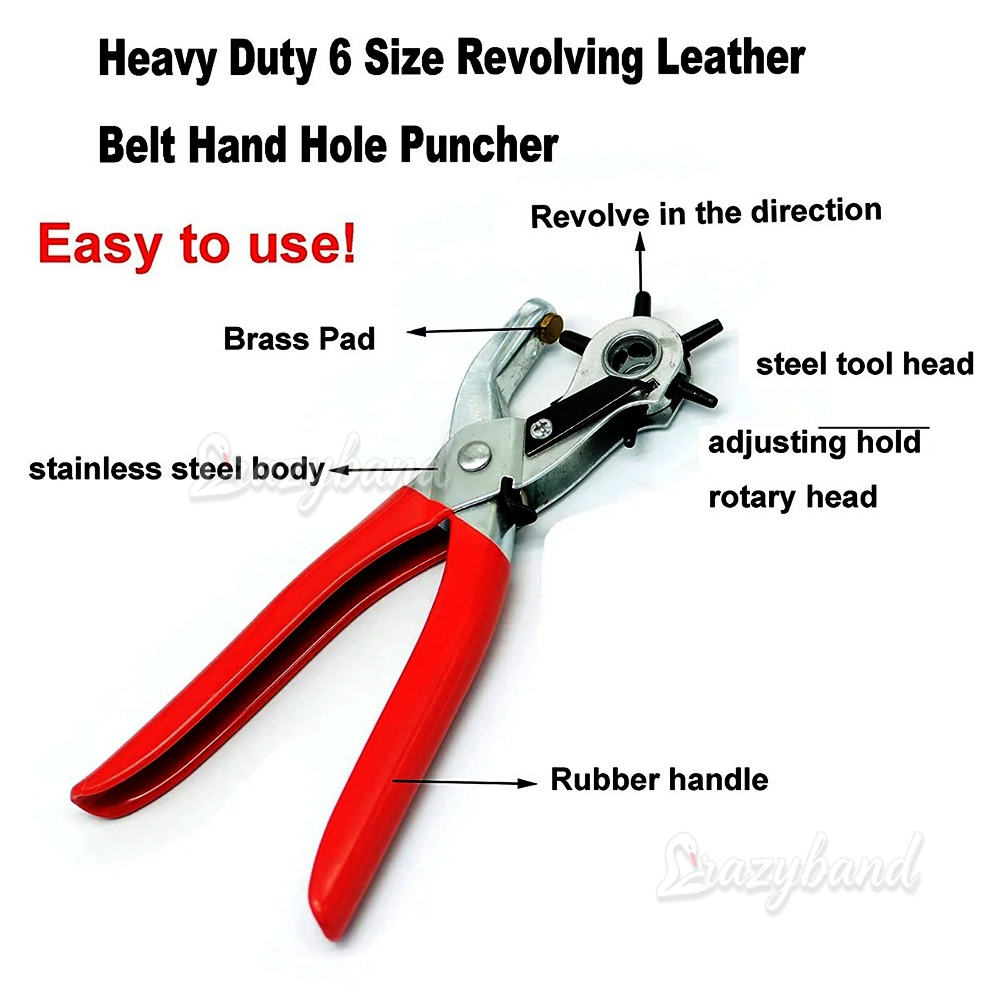 Multi-functional Leather Hole  - Leatherwork Hole Punch recension och pris