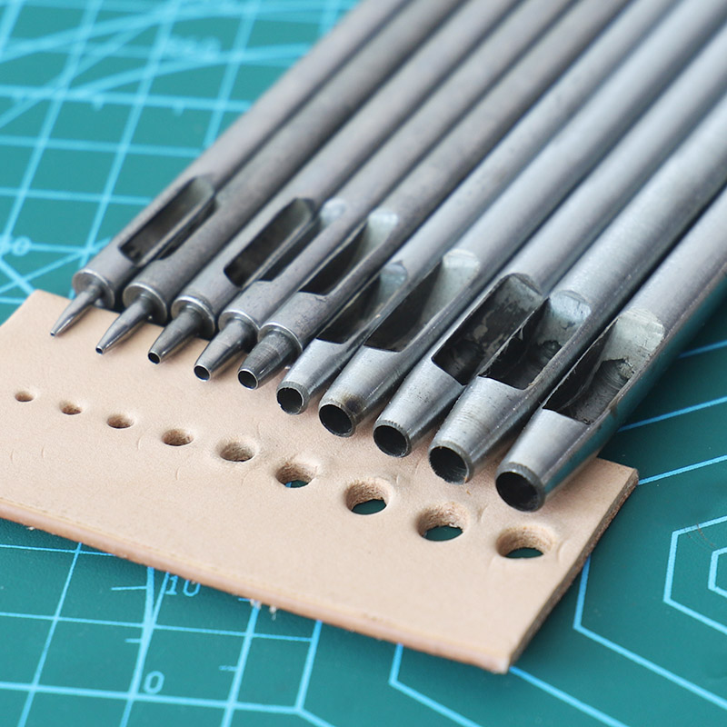 10pcs Rotary Leather Hole Punc - Leatherwork Hole Punch recension och pris