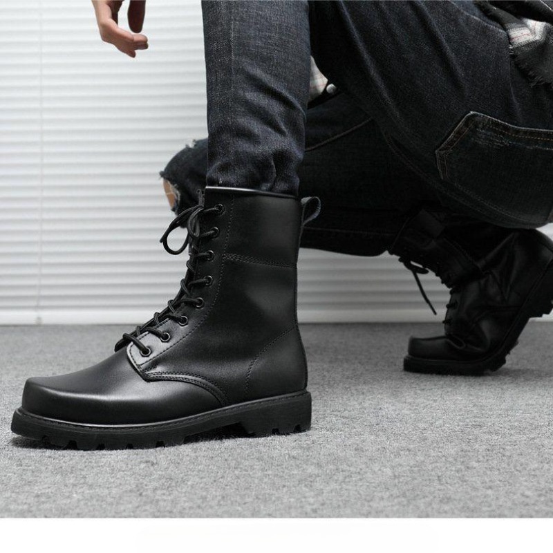 Tactical Combat Boots Mens Hig - Leatherwork Training recension och pris