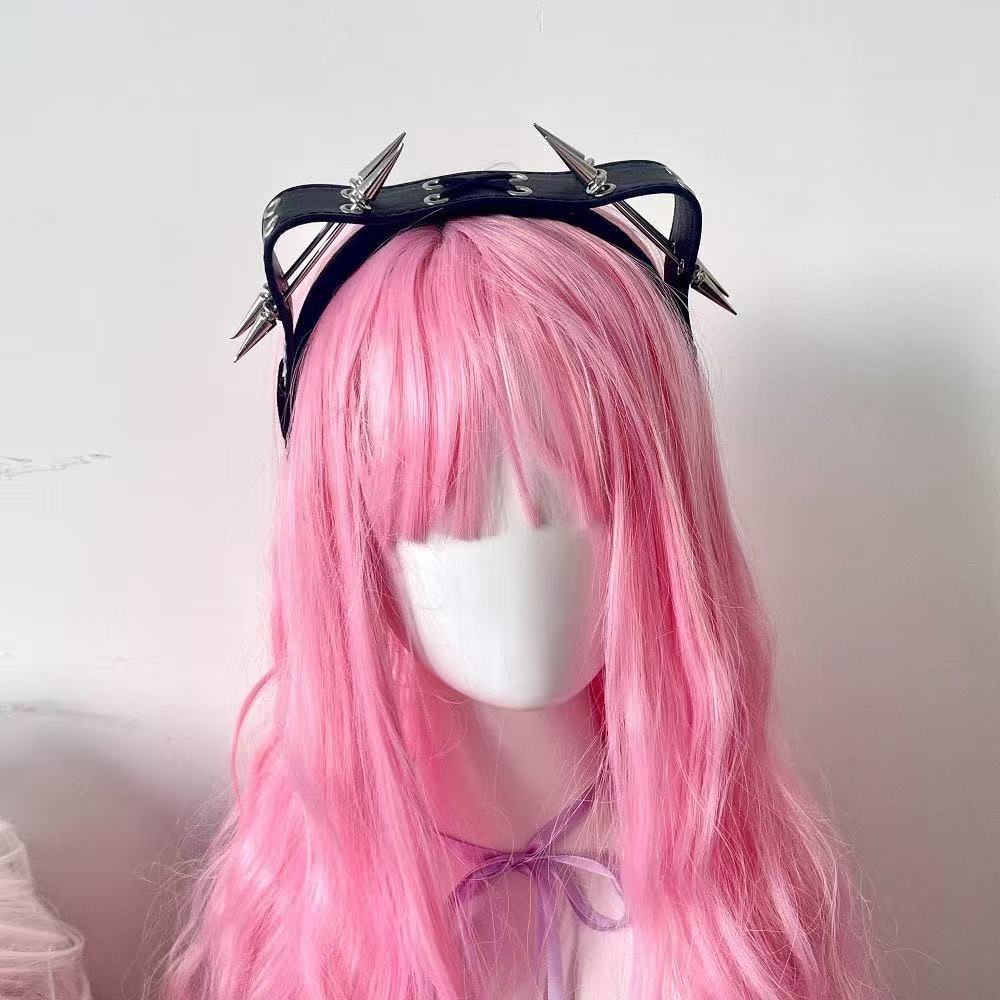Punk Harajuku Rivet Headband,  - Leatherwork Rivets recension och pris