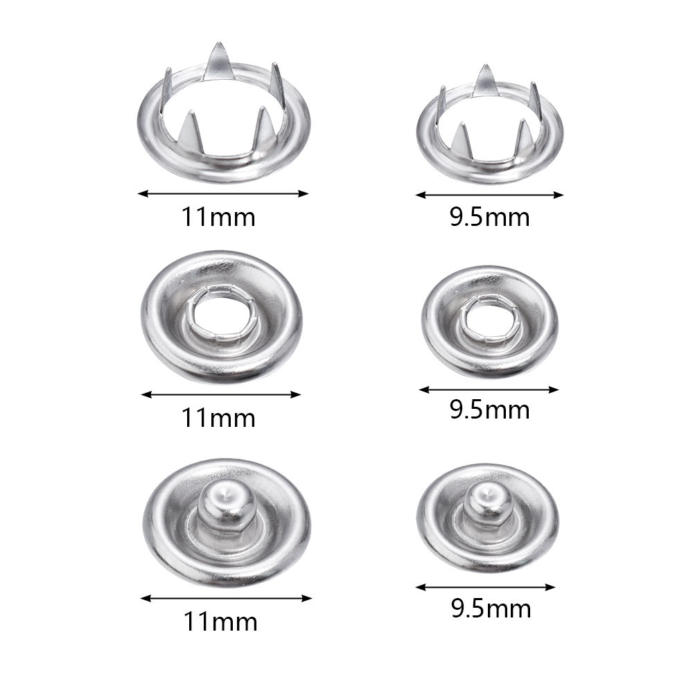 SAUVOO 50sets Iron Snap Button - Snap Fastener Setter recension och pris