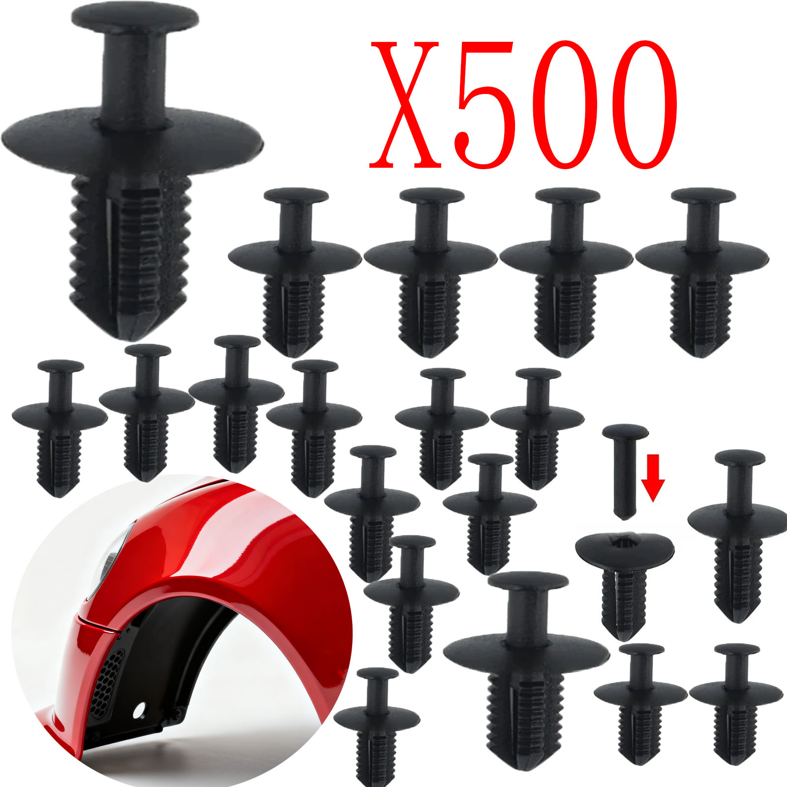 10-500X Auto Plastic Rivets Tr - Snap Fastener Setter recension och pris