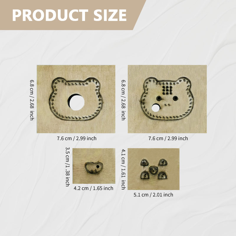 Tiger Four-Piece Set Leather K - Leatherwork Templates recension och pris