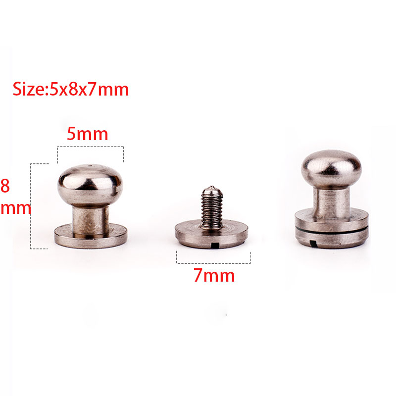 10pcs Solid Stainless Steel Sa - Leatherwork Rivets recension och pris