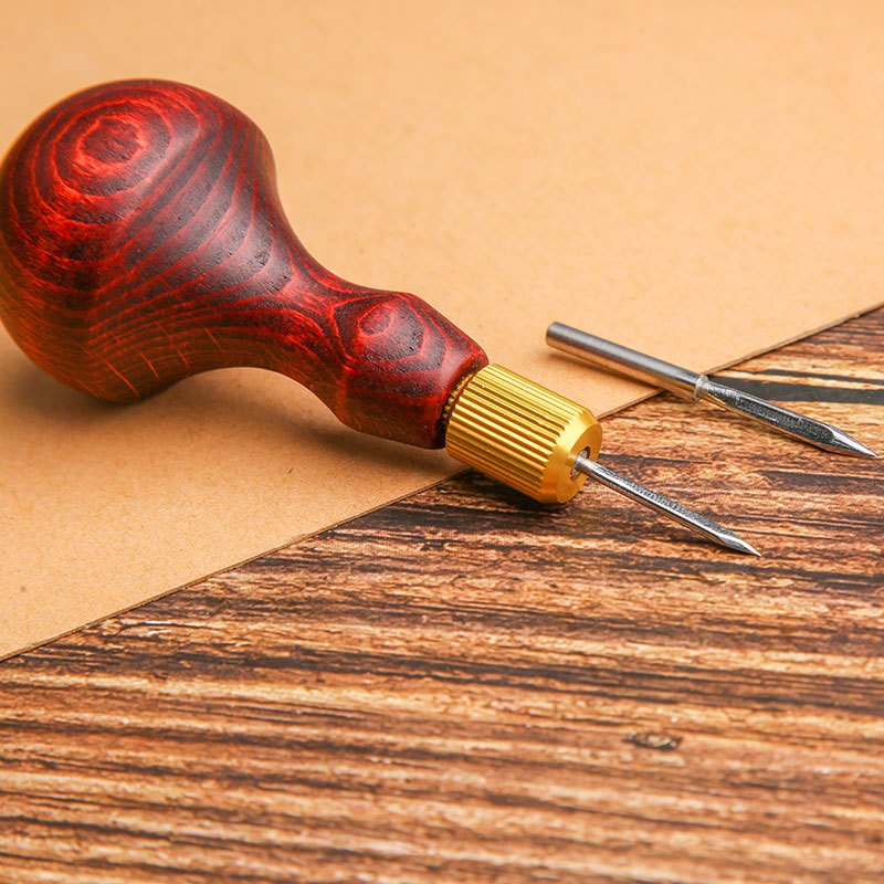 1Set DIY Leather Punch Awl Woo - Leatherwork Hole Punch recension och pris