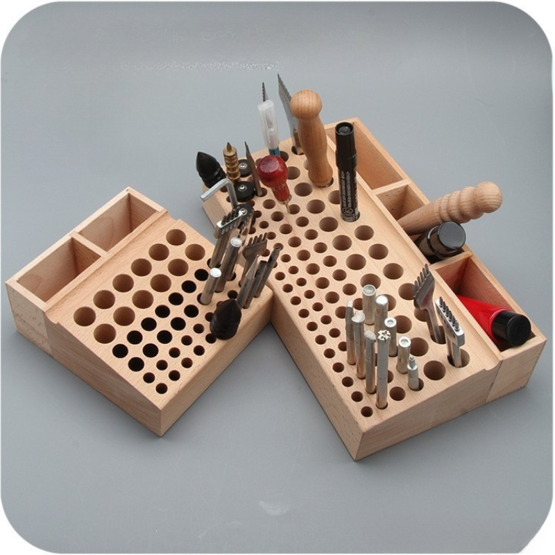 Leather Craft Tool Holder with - Leatherwork Hole Punch recension och pris