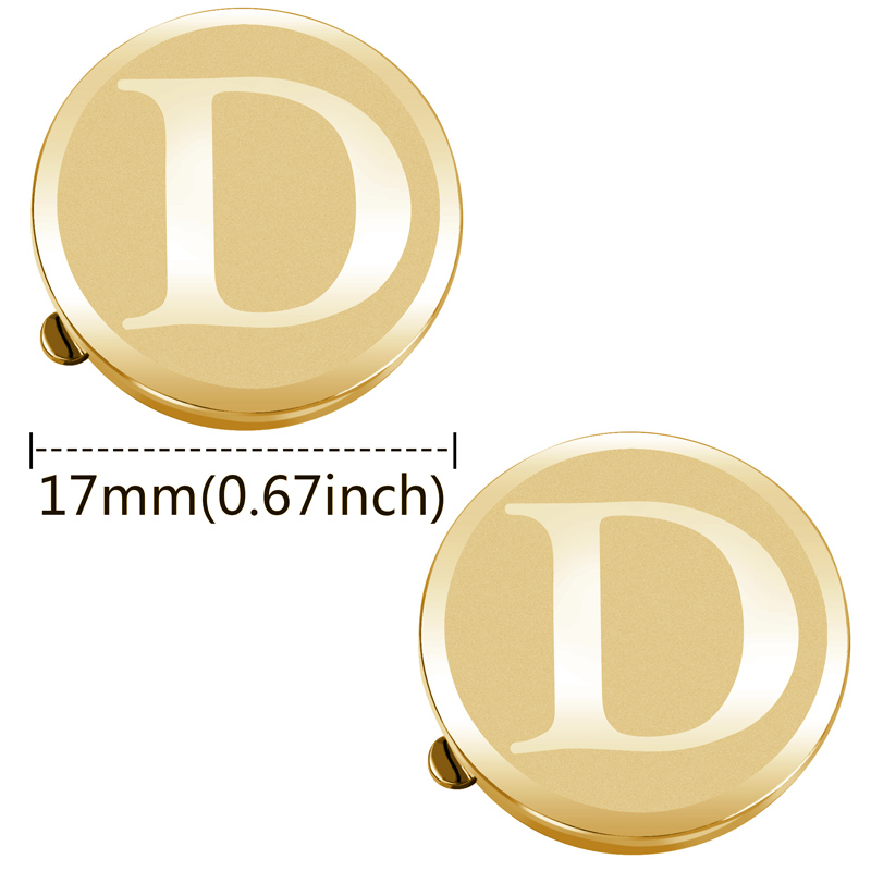 Men A-Z Initial Button Covers  - Snap Fastener Setter recension och pris
