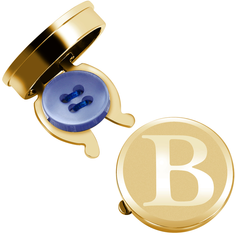 Men A-Z Initial Button Covers  - Snap Fastener Setter recension och pris