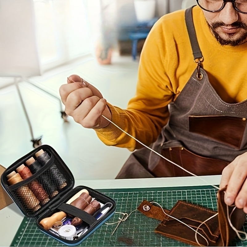 Leather Sewing Kit, Leather Re - Leather Work Organiser recension och pris