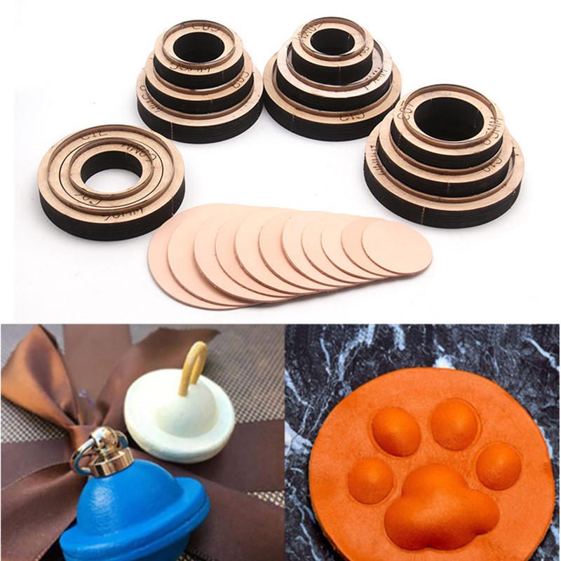 1Pcs Round Leather Cutting Die - Leatherwork Templates recension och pris