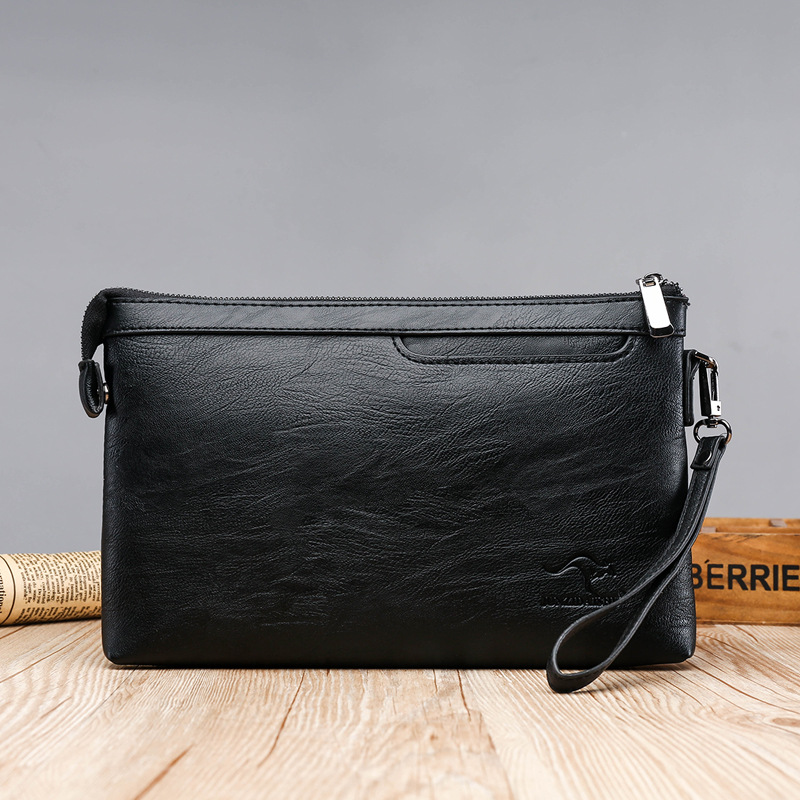 Business Clutch Bag High Quali - Leatherwork Rivets recension och pris