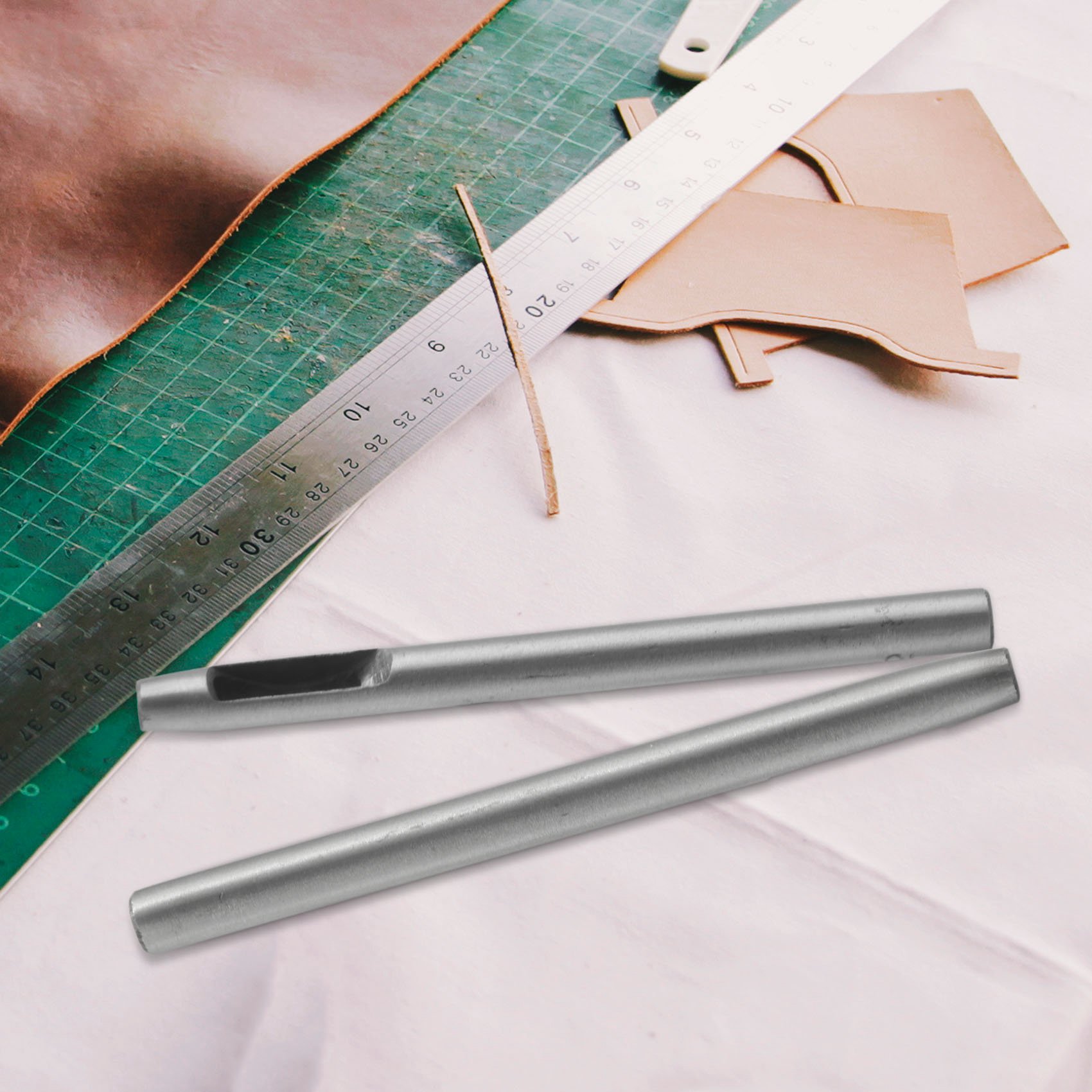BAAJ-10 Pcs Leather Hole Punch - Leatherwork Hole Punch recension och pris